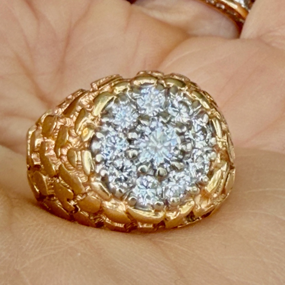 14 karat gold, and Diamond Ring